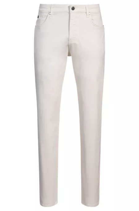 Maine regular-fit jeans in white thermoregulating denim