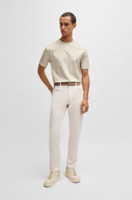 Maine regular-fit jeans in white thermoregulating denim, White