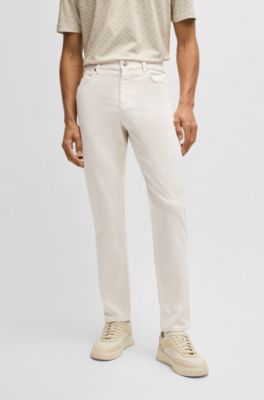 Jean Regular Maine en denim blanc thermor&eacute;gulateur, Blanc