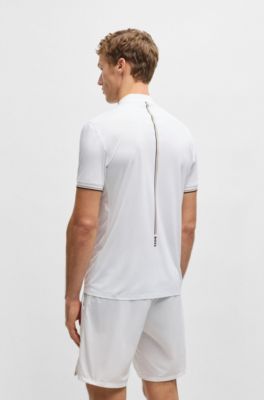 Polo Slim actif, Blanc