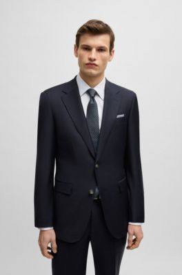 Jacquard-pattern tie in Italian-made silk, Light Blue