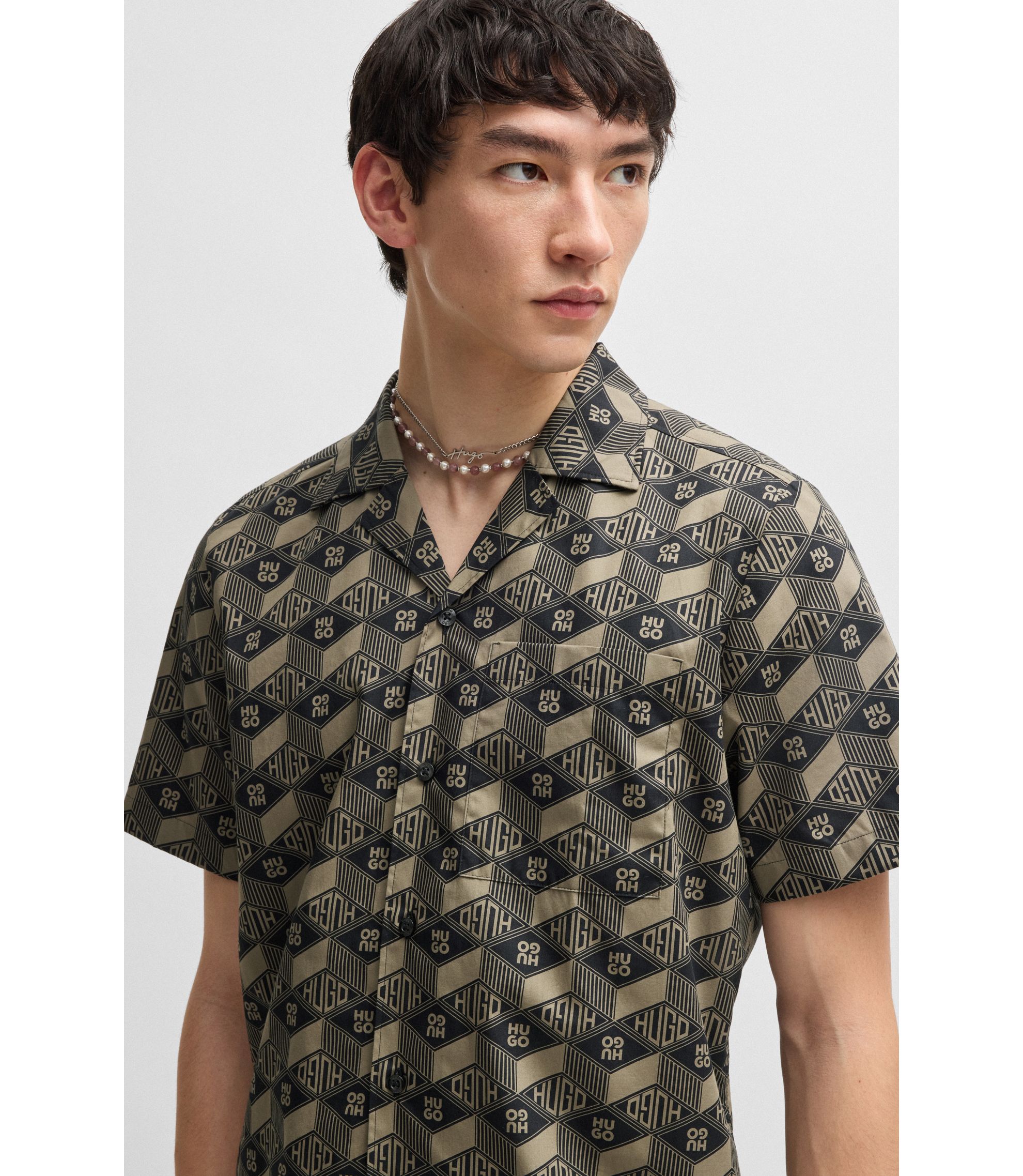 関税/送料込★HUGO★Eligino 花柄 モチーフ シャツ hbna50539705_001_340?wid=1980&