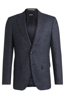 HUGO BOSS ジャケット HUGO BOSS Men's Regular-Fit Colorblocked Logo-Print Denim