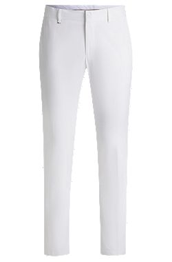Formal trousers in comfort-stretch cotton