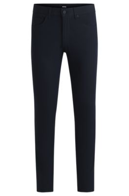 Delaware slim-fit trousers performance-stretch fabric