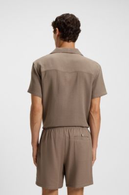 Swim shorts cotton muslin