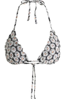 Haut de bikini dos nu avec bords &agrave; volants, Fantaisie