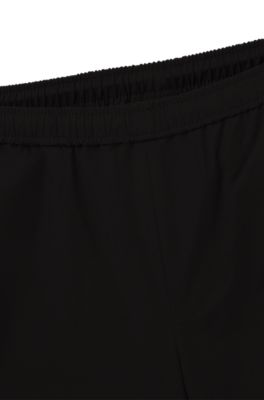 Active tennis shorts with four-way stretch, Black