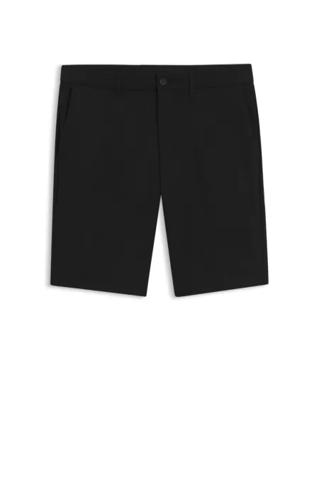 Slim-fit shorts in water-repellent stretch fabric