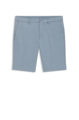 Slim-fit shorts in water-repellent stretch fabric, Dark Grey