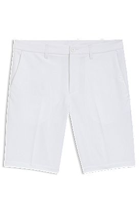 Slim-fit shorts in water-repellent stretch fabric