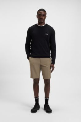 Shorts slim fit de tejido el&aacute;stico repelente al agua, Cal