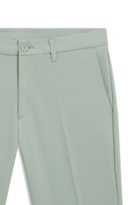 Slim-fit shorts in water-repellent stretch fabric, Light Green