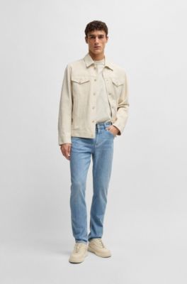 Vaqueros Delaware slim fit de denim italiano azul, Azul