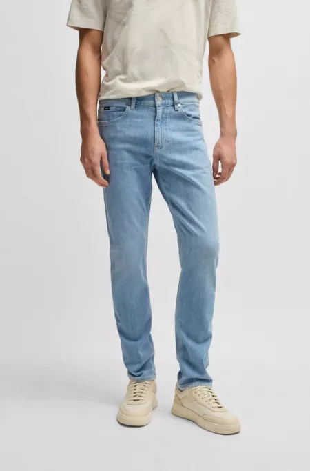 Delaware slim-fit jeans in blue Italian denim