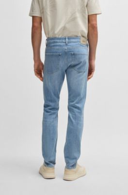 Vaqueros Delaware slim fit de denim italiano azul, Azul