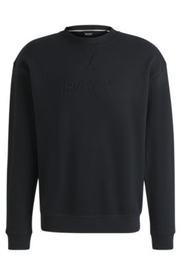 BOSS - Relaxed-fit sweatshirt in cotton terry with