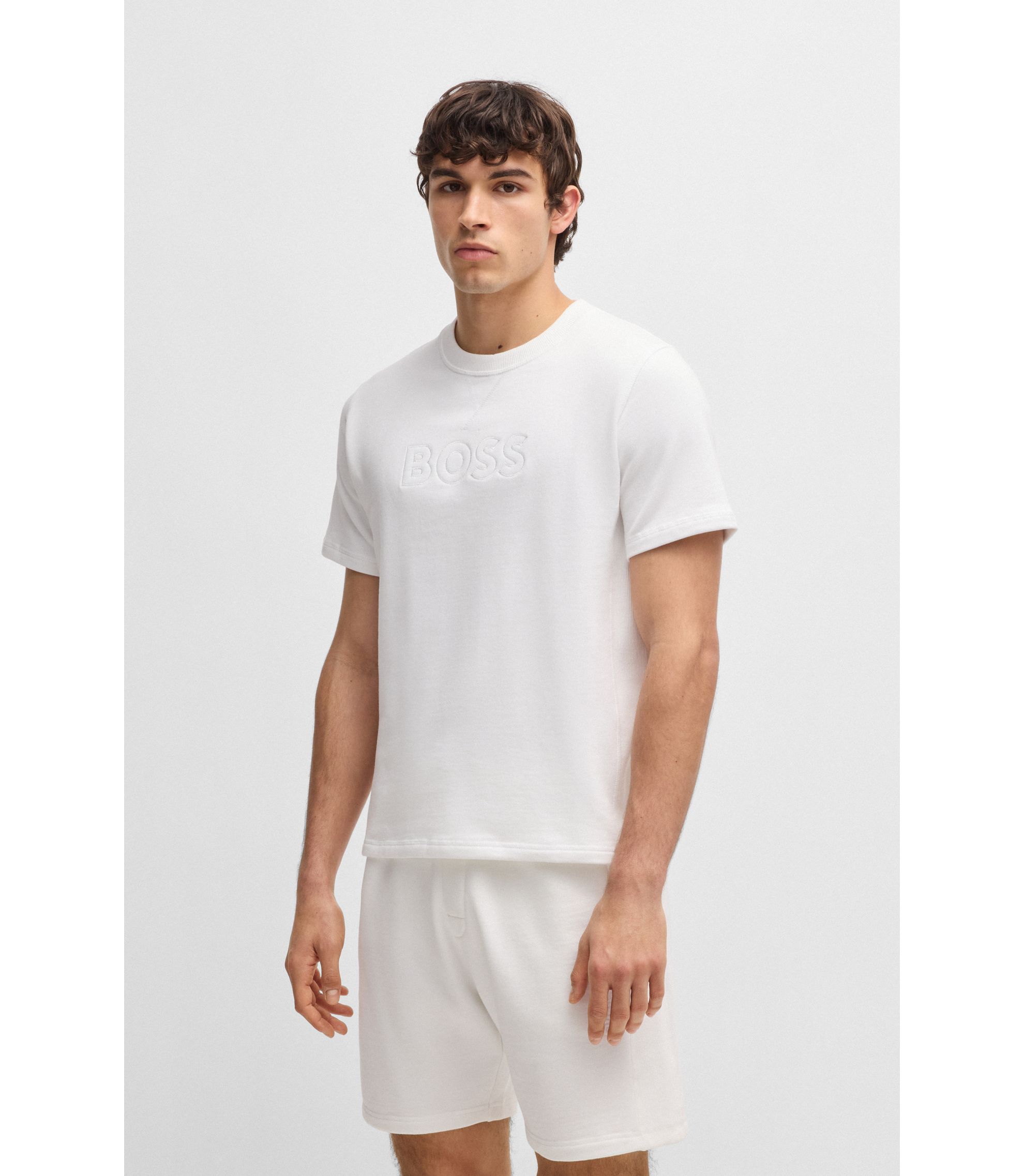 Tシャツ・カットソー BOSS Men T-shirt White 50517970 100 hbna50540519_100_350?wid=1980&