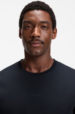 Ensemble pyjama deux pi&egrave;ces en coton, Bleu fonc&eacute;