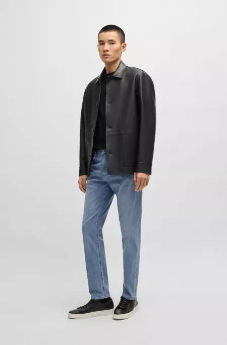 Maine regular-fit jeans in blue stretch denim