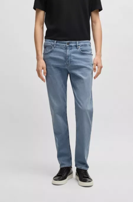 Maine regular-fit jeans in blue stretch denim