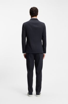 BOSS SELECTED BY SHOHEI OHTANI Blazer slim fit, Azul oscuro