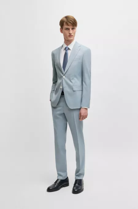 Formal trousers in stretch chiffon