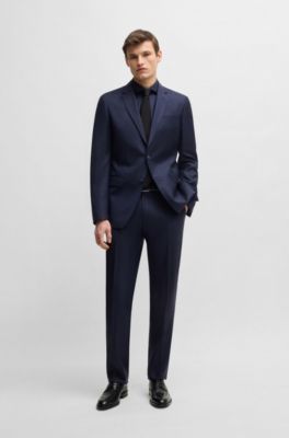 Chaussures derby en cuir &agrave; plateau, Noir