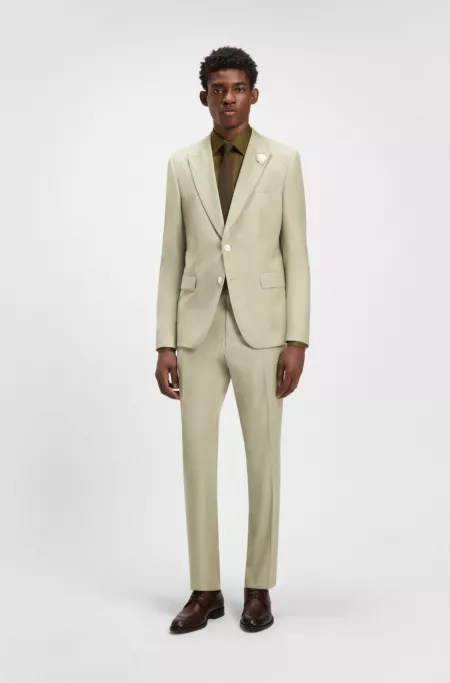 Leather Derby shoes with apron toe