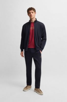 美品✨HUGO BOSS 中綿ジャケット M相当 現行 ブルゾン ストライプ HUGO BOSS（ヒューゴ・ボス） ヒューゴヒューゴボス HUGO HUGOBOSS