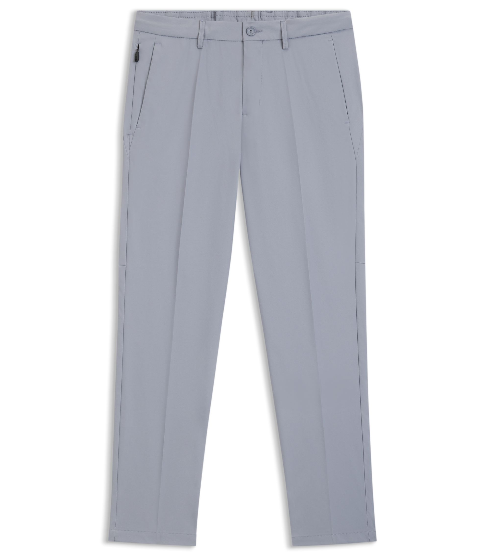 BOSS - Water-repellent golf trousers in stretch twill - Dark