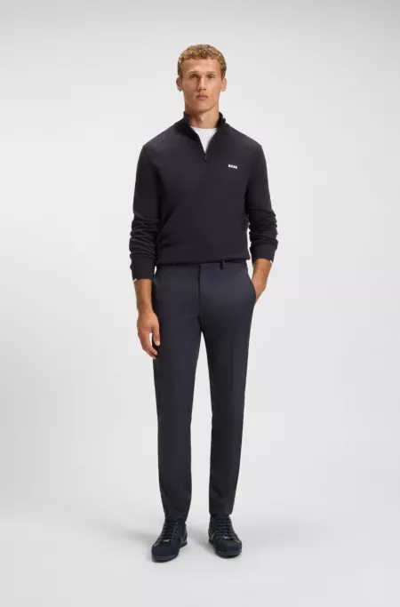 Stretch-twill golf trousers with water-repellent finish
