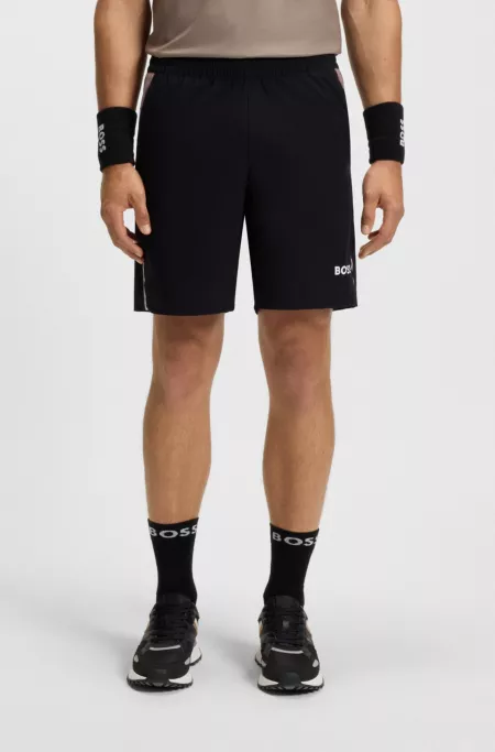 Active tennis shorts with moisture management