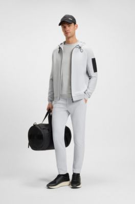 Chinos slim fit de sirsaca el&aacute;stica, Gris claro