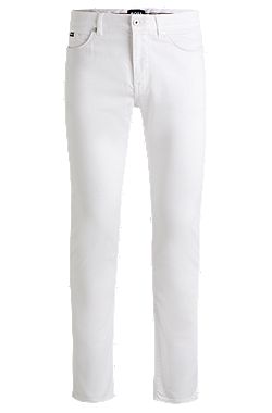 Jean Slim Delaware en denim stretch blanc