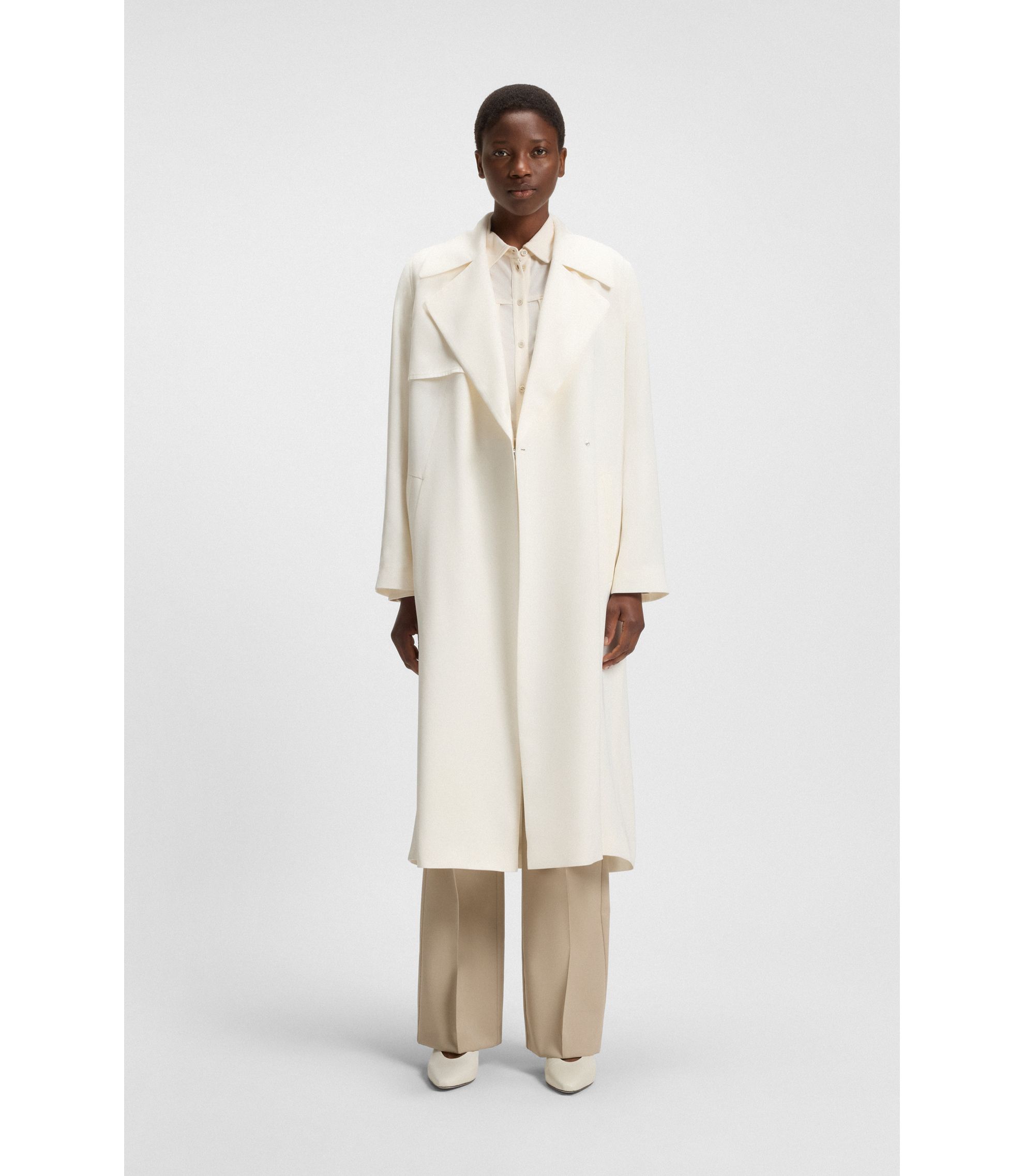 専用laube blanc Wide belt Trench coat Wide belt Trench coat – L'AUBE BLANC