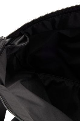 BOSS SELECTED BY SHOHEI OHTANI Twin-pocket tote bag with shoulder straps, Black