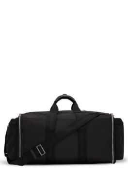 Bolsa de viaje con compartimento para trajes con cremallera, Negro