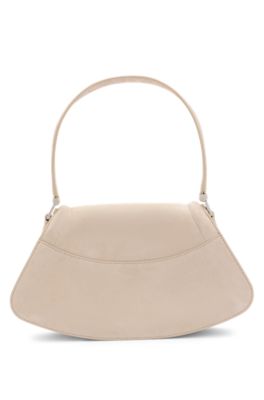 Ariell shoulder bag in suede, Light Beige