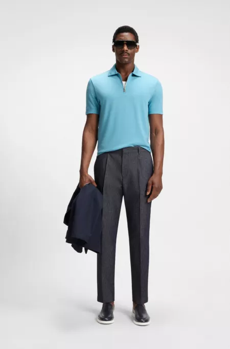 Nappa-leather loafers with contrast outsole