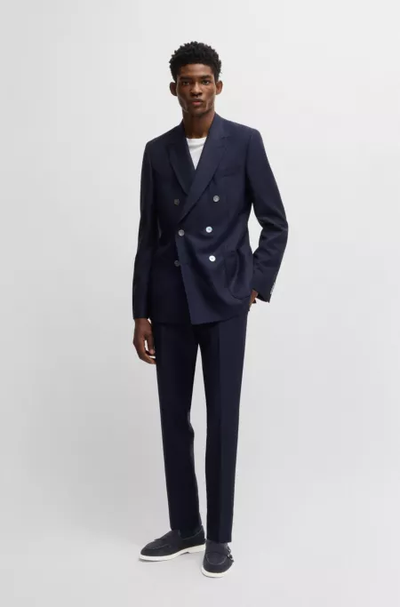 Suede monk shoe with contrast outsole