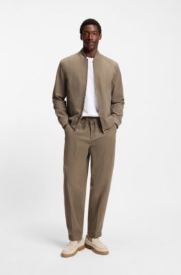 Crepe-outsole moccasins in suede, White