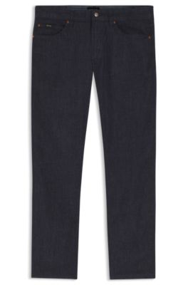 Blue slim-fit jeans comfort-stretch denim