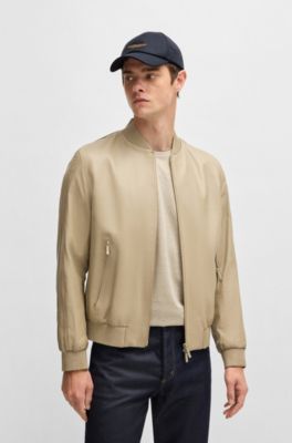 BOSS x ASTON MARTIN cap in linen with logo patch, Dark Blue