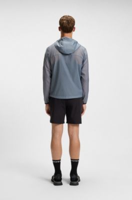 Water-repellent jacket in lightweight ripstop, Dark Grey