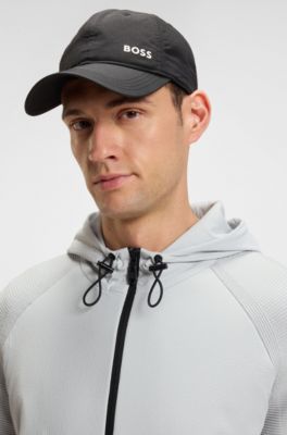 Hybrid jacket with comfort-stretch knit, Light Grey