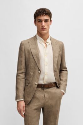 Ceinture en cuir su&eacute;d&eacute; avec boucle argent&eacute;e, Marron fonc&eacute;