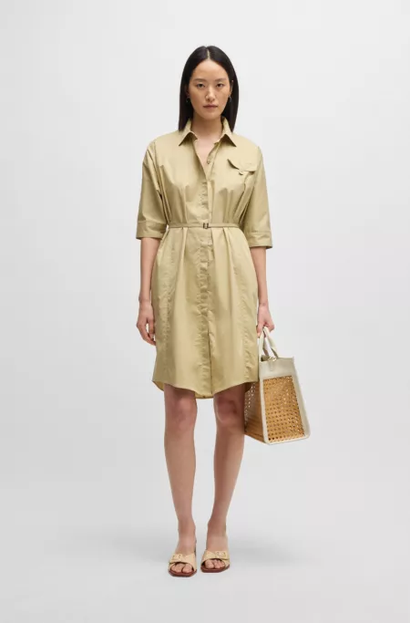 Raffia mules with leather trims