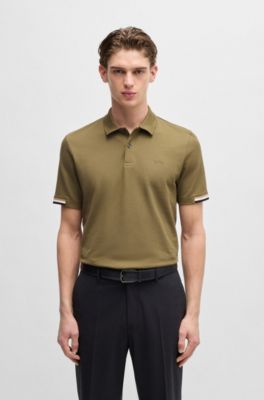 Reversible belt in monogrammed and structured Italian leather, Black