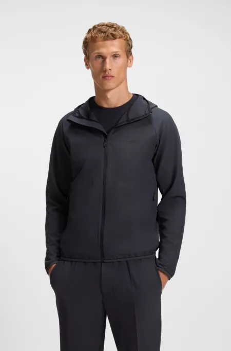 Water-repellent jacket with four-way stretch